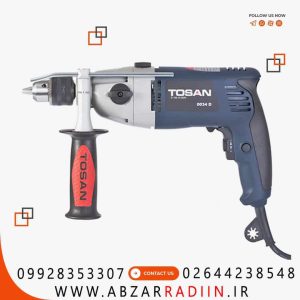 دریل 13 میلیمتری 1050 وات گیربکس دار توسن 0034D
