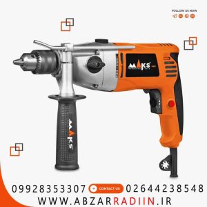 دریل 2 دور گیربکسی چکشی 1050 وات مکس مدل DZ3506