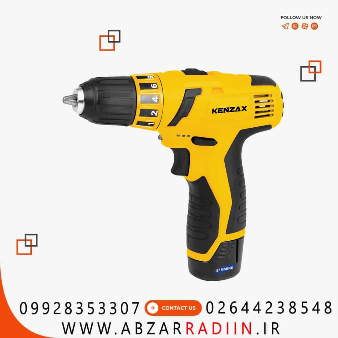 دریل پیچ گوشتی شارژی 12 ولت کنزاکس مدل KCD-112