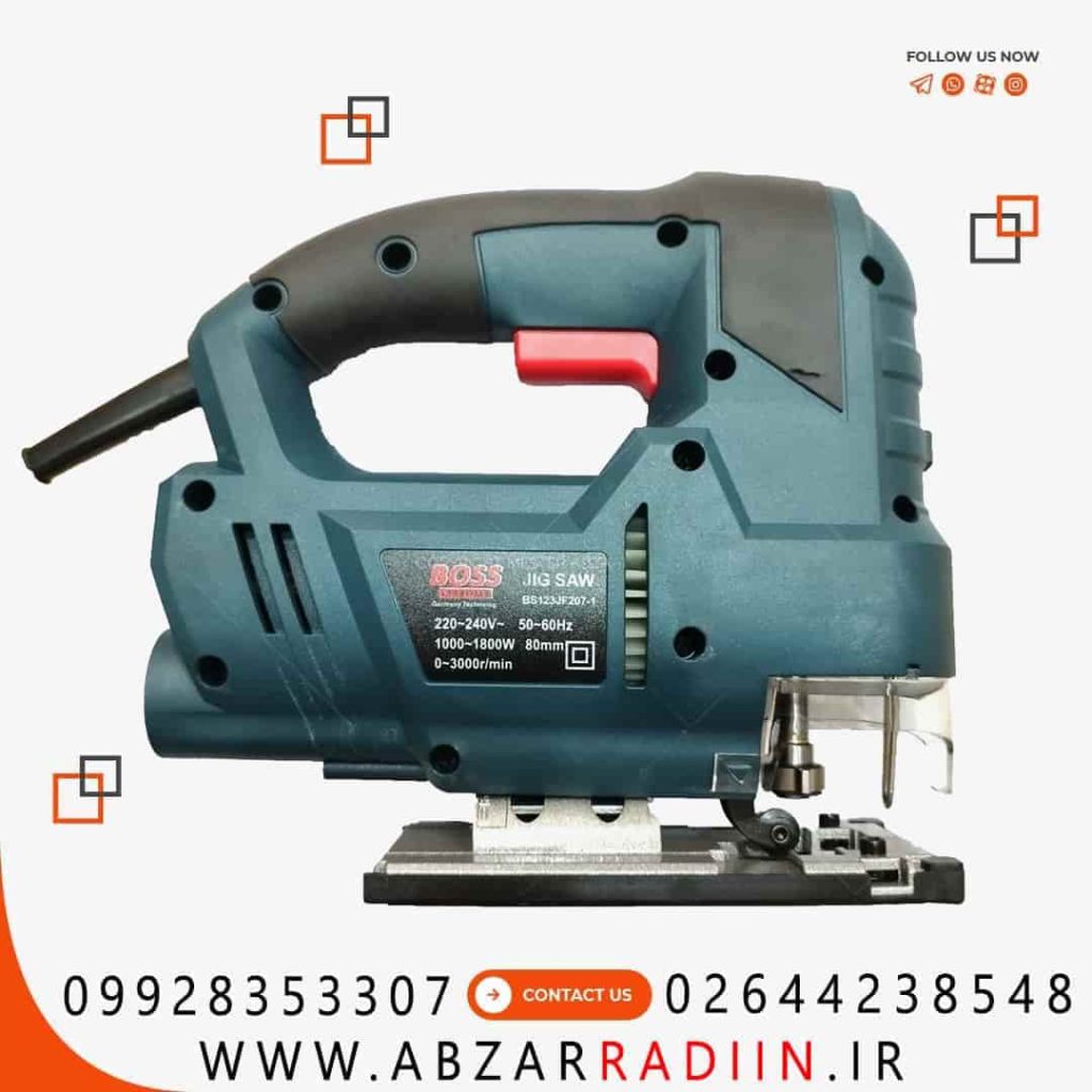 اره عمودبر 1800 وات باس لیزری دیمردار گیربکسی