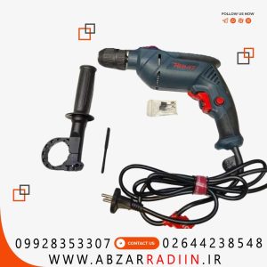دریل 13 میلی متر چکشی سه نظام اتومات 800 وات ریباز مدل RZ13A