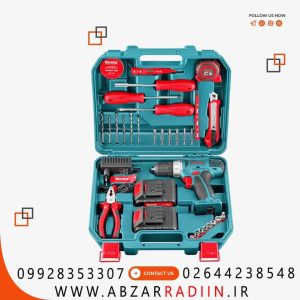 کیت دریل شارژی 33 پارچه رونیکس 14 ولت مدل RS-8014