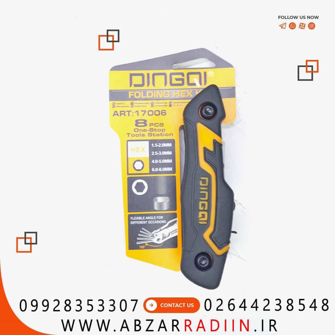 آلن چاقویی شش گوش دینگی مدل AR-17006