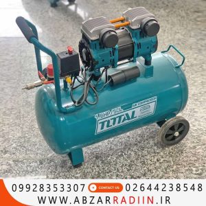 کمپرسور باد 50 لیتری سایلنت توتال مدل TCS1120508