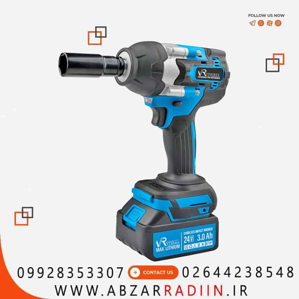 آچار بکس شارژی براشلس 24 ولت 500 نیوتن ویوارکس مدل VR2450-IW
