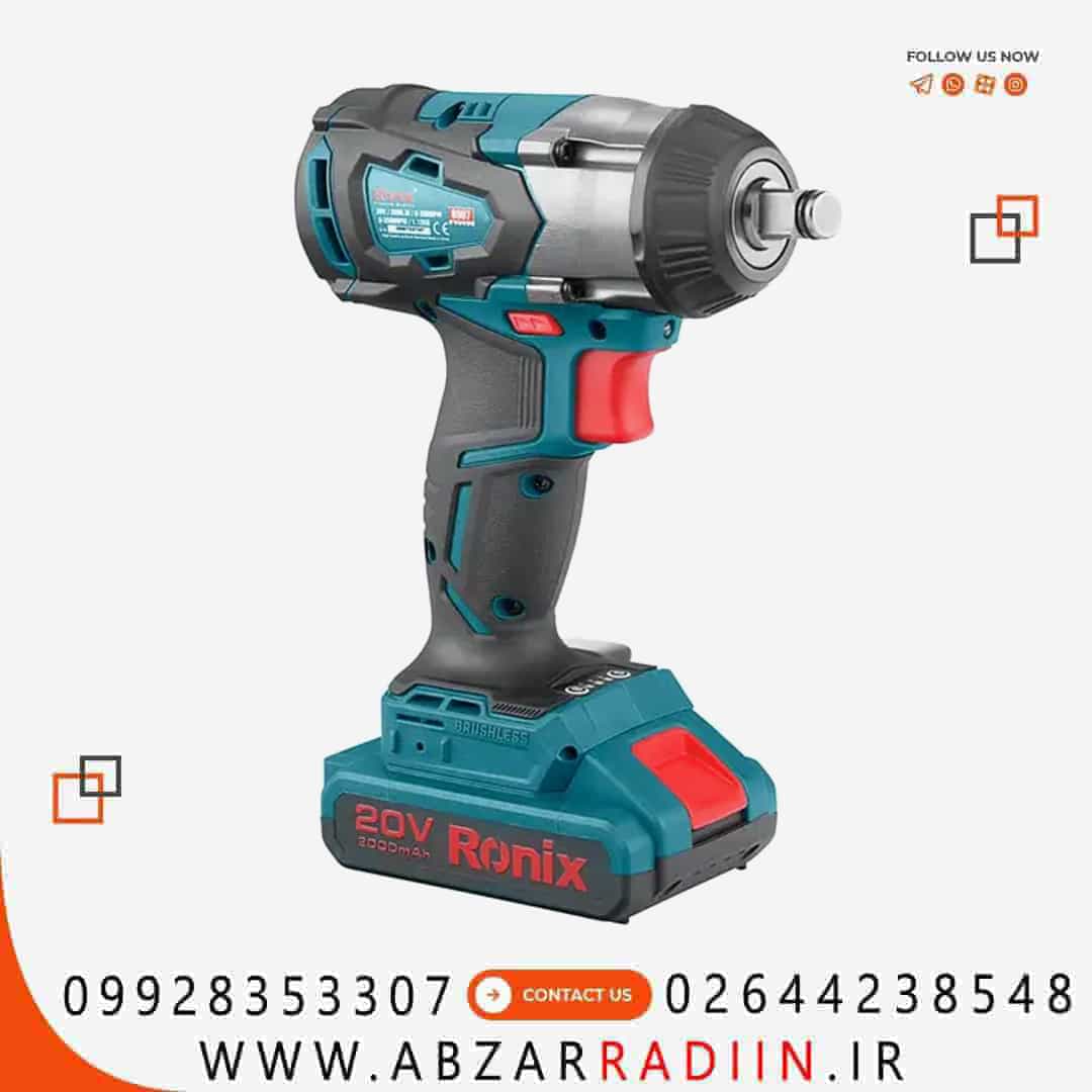 بکس شارژی براشلس 20 ولت رونیکس مدل8907 بکس شارژی براشلس 20 ولت رونیکس مدل8907