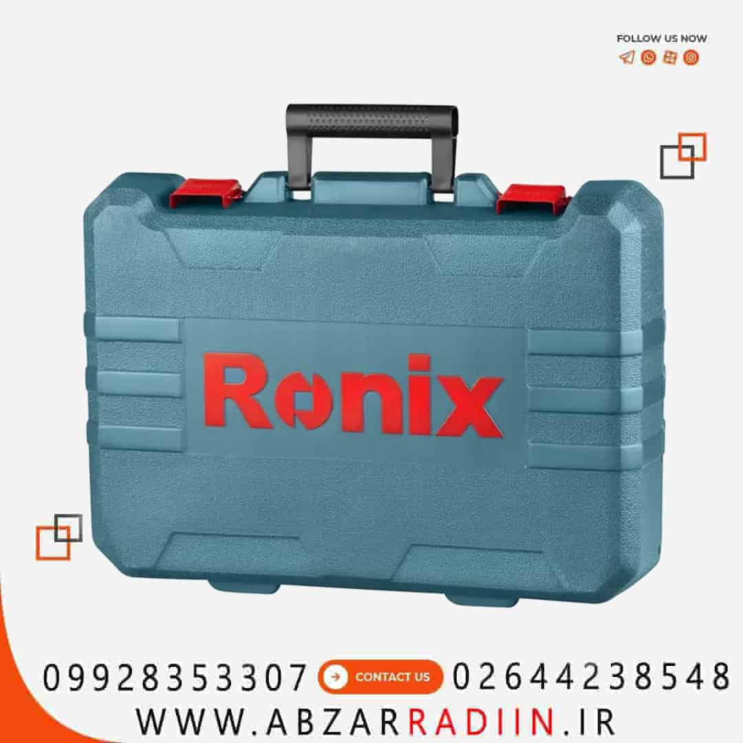 دریل 13 میلیمتری چکشی سه نظام آچاری با کیف BMC رونیکس مدل 2210 دریل 13 میلیمتری چکشی سه نظام آچاری با کیف BMC رونیکس مدل 2210