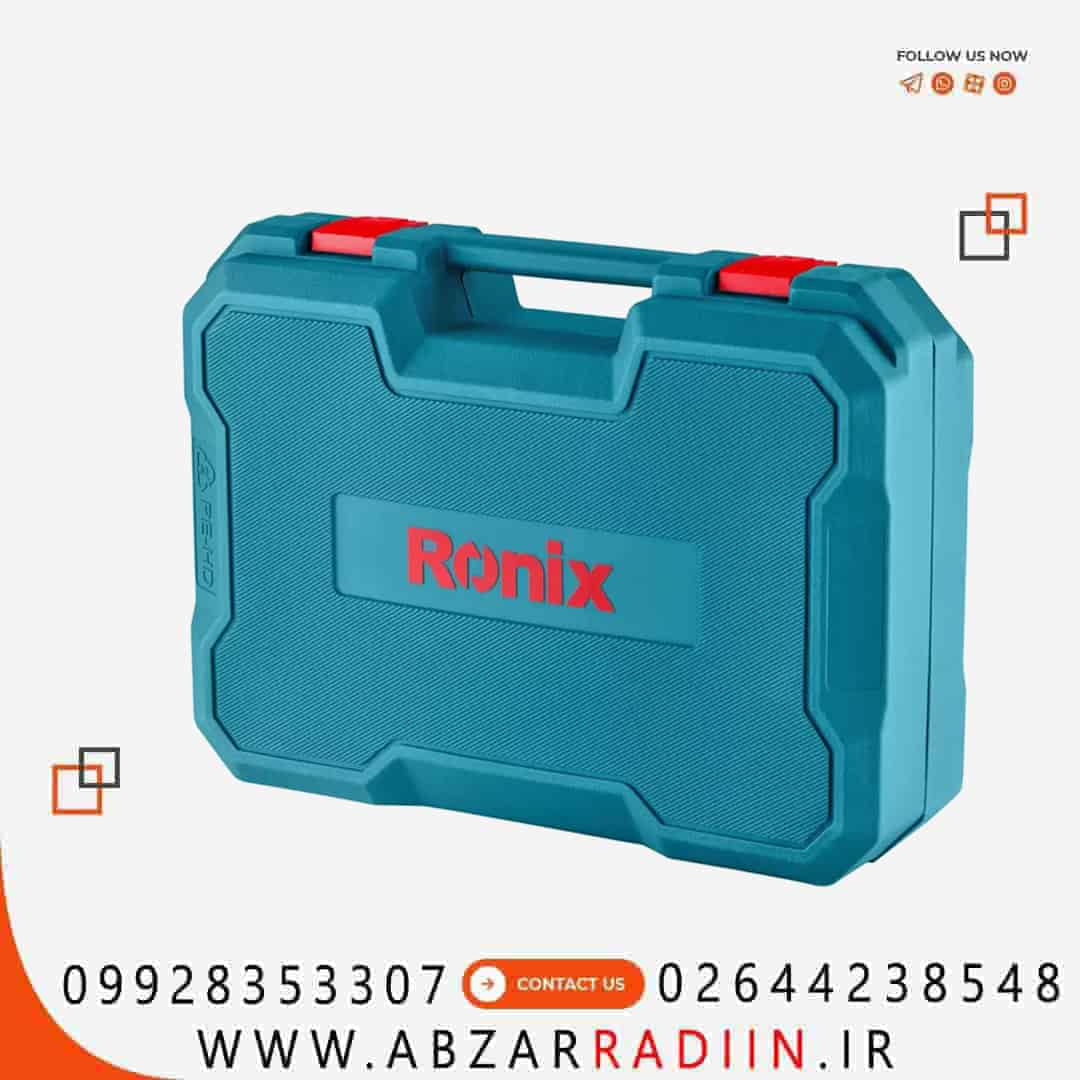 کیت بکس شارژی براشلس 40 ولت درایو 1/2 اینچ 800 نیوتن متر رونیکس مدل 8907 کیت بکس شارژی براشلس 40 ولت درایو 1/2 اینچ 800 نیوتن متر رونیکس مدل 8907