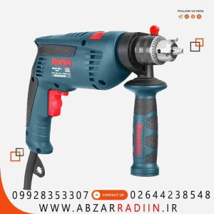 دریل 13 میلی متری چکشی سه نظام آچاری 850 وات رونیکس مدل 2250